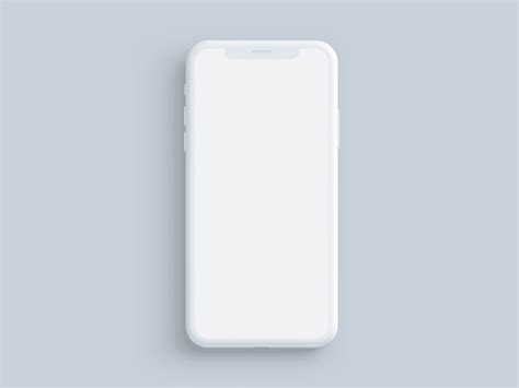 white iphone mockup